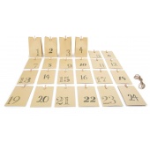 Adventskalender „Papiertüten“ natur