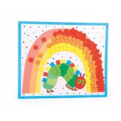 Raupe Nimmersatt Bastelset Mosaik