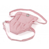 Puppen-Tragegurt Melange grau-rosa