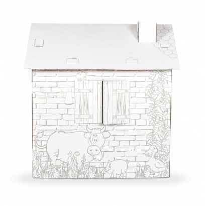 Spielhaus "Häuschen" aus Bastelkarton