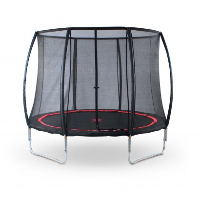 Trampolin mit Sicherheitsnetz Black Spider