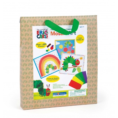 Raupe Nimmersatt Bastelset Mosaik