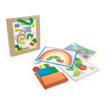 Raupe Nimmersatt Bastelset Mosaik