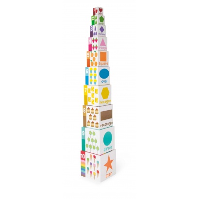 Raupe Nimmersatt Stapelwürfel