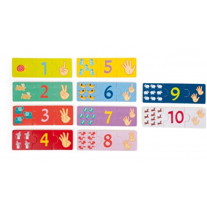 Lernpuzzle Zählen