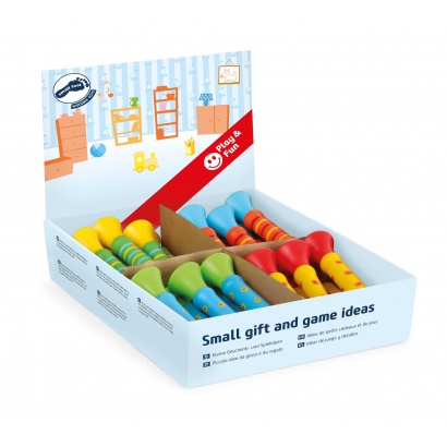 Display Bunte Trompeten