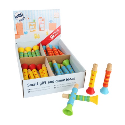 Display Bunte Trompeten