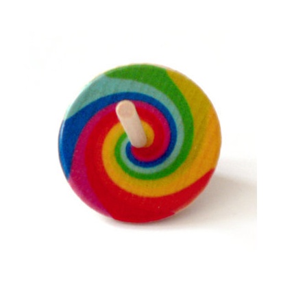 Kreisel 3-farbig Streifen