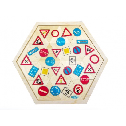 Legespiel Verkehrszeichen
