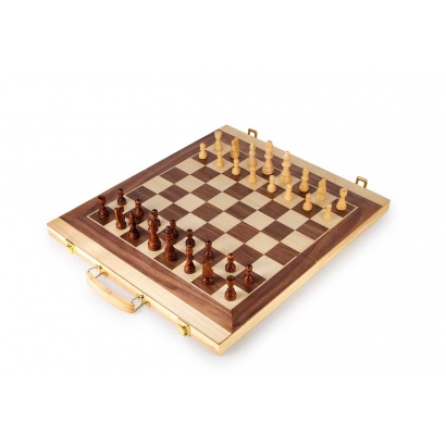 Schach und Backgammon Koffer