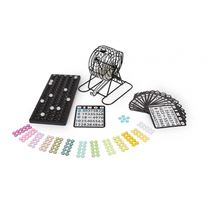 Bingotrommel mit Zubehör