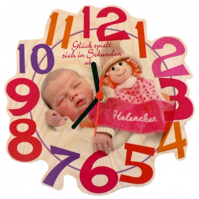 Wandquarzuhr personalisiert