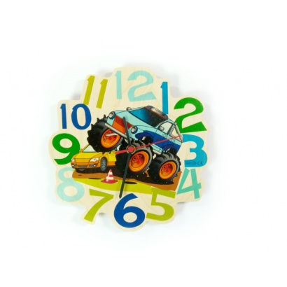 Wandquarzuhr Monstertruck