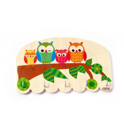 Schlüssel- oder Schmuckbrett Eule