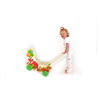 Puppenwagen Waldtiere