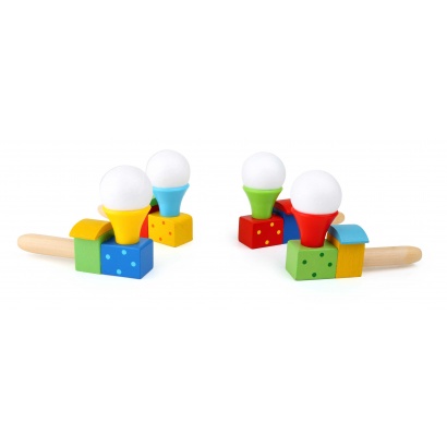 Pusteball Zug rotes Dach