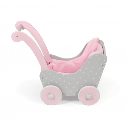 Holz-Puppenwagen Puntos grey