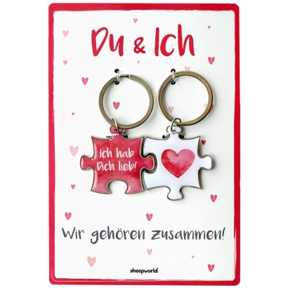 Schlüsselanhänger-Set »Du & Ich«