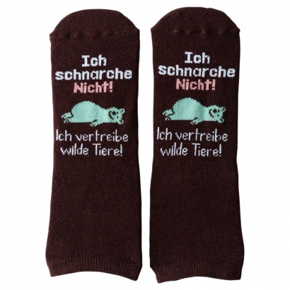 Zaubersocken »Ich schnarche nicht! Ich vertreibe wilde Tiere!«