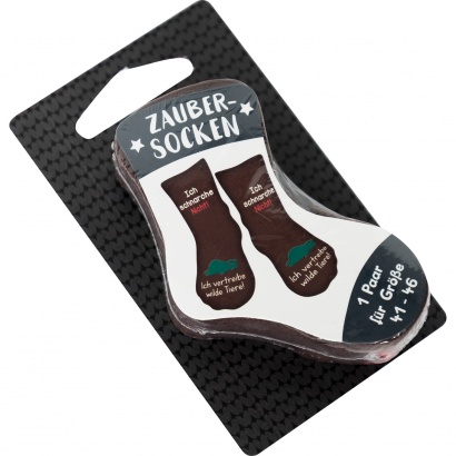 Zaubersocken »Ich schnarche nicht! Ich vertreibe wilde Tiere!«