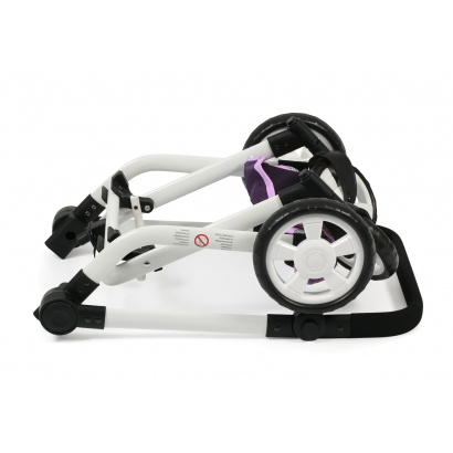 Kombi-Puppenwagen Mika Stars lila