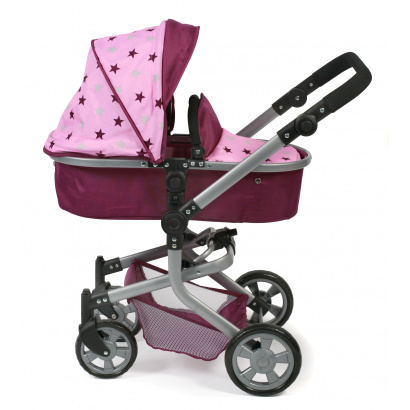 Kombi-Puppenwagen Mika Stars Brombeere