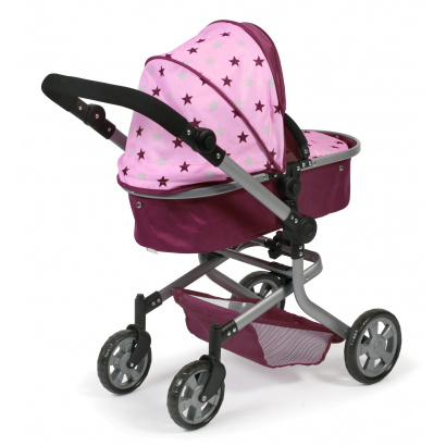 Kombi-Puppenwagen Mika Stars Brombeere