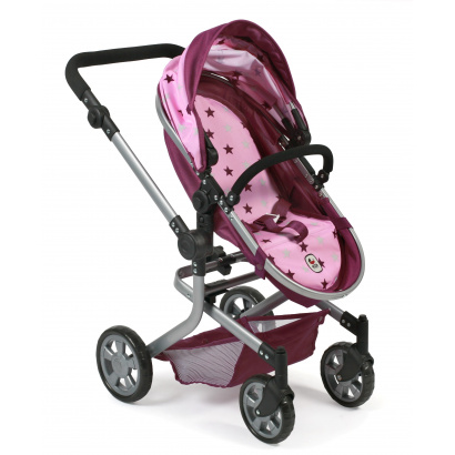 Kombi-Puppenwagen Mika Stars Brombeere