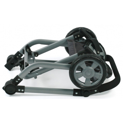 Kombi-Puppenwagen Mika Sternchen grau