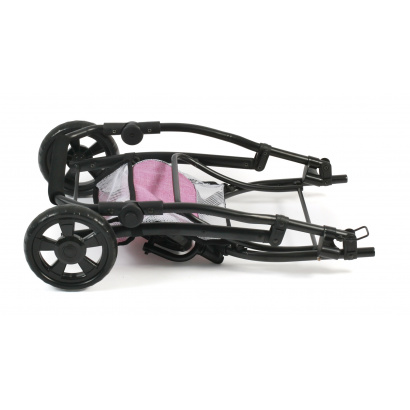 Kombi-Puppenwagen 3 in 1 EMOTION ALL IN Jeans pink