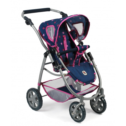 Kombi-Puppenwagen 3 in 1 EMOTION ALL IN Stars marine