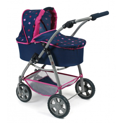 Kombi-Puppenwagen 3 in 1 EMOTION ALL IN Stars marine