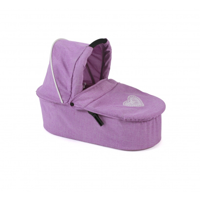 Kombi-Puppenwagen 2 in 1 EMOTION Melange Flieder