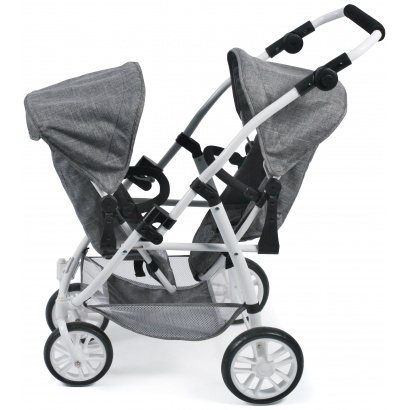 Tandem-Sportwagen Vario Jeans grey