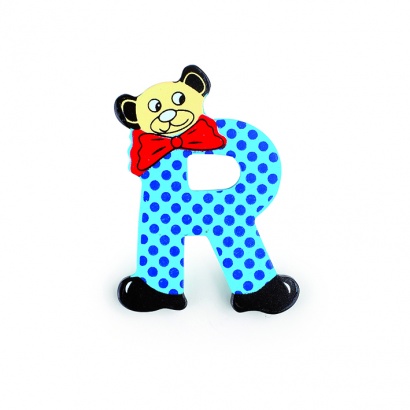 Holzbuchstabe Bär R