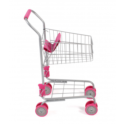 Supermarkt-Einkaufswagen pink