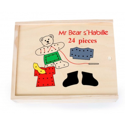 Fädelspiel Anziehbären