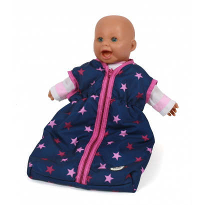 Puppen-Schlafsack Stars marine