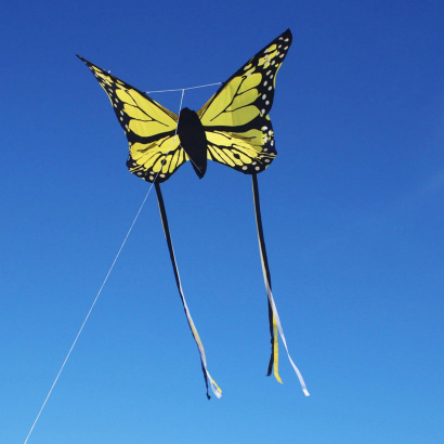 wolkenstuermer_kinderdrachen_bella_schmetterling_gelb_strand